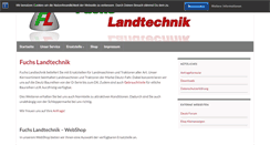 Desktop Screenshot of landtechnik-fuchs.de